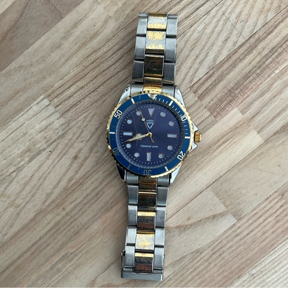 Micosum Men’s Watch Two atone Bracelet and Case Blue Dial - Picture 3 of 11